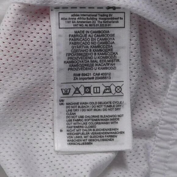 Reebok Classic Windbreaker Track Jacket Hooded Red White Blue Size Medium - Picture 14 of 16